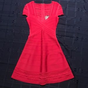 Herve Leger A-Line Cara Dress